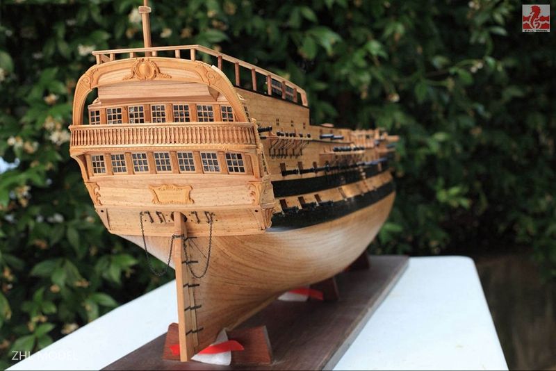 USS Bonhomme Richard Cherry version) with mast Model Ship Kit USS Bonhomme Richard Cherry version) with mast Model Ship Kit